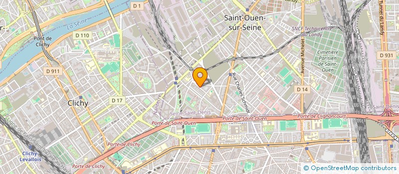 localisation de l'entreprise EASY SCHOOL à SAINT-OUEN-SUR-SEINE