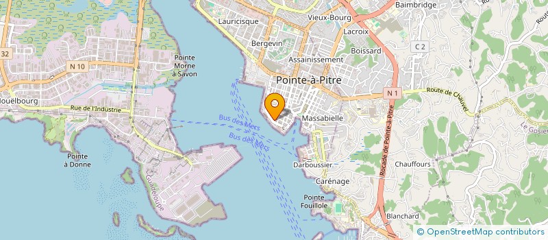 localisation de l'entreprise EASY SCHOOL à POINTE A PITRE