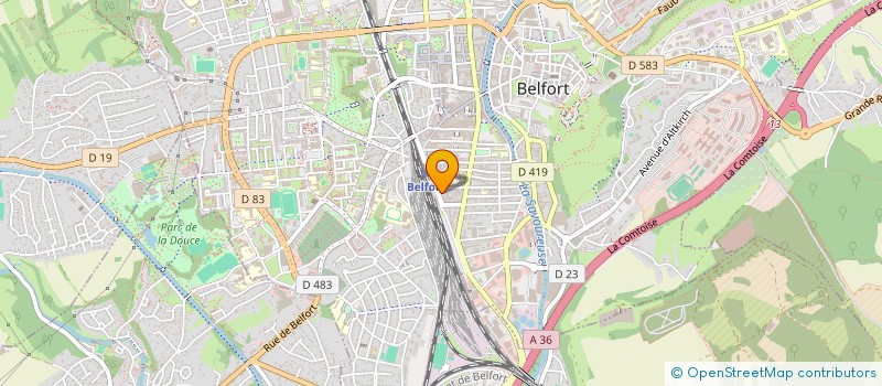 localisation de l'entreprise EASY SCHOP EURL à BELFORT