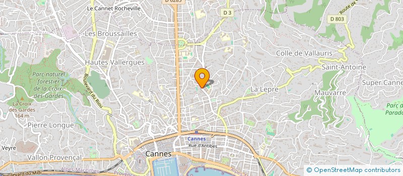 localisation de l'entreprise EASY SCOOT à CANNES