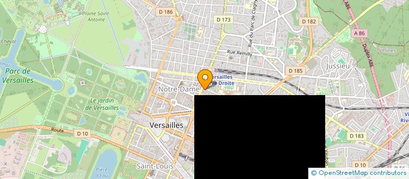 localisation de l'entreprise EASY SERI à VERSAILLES