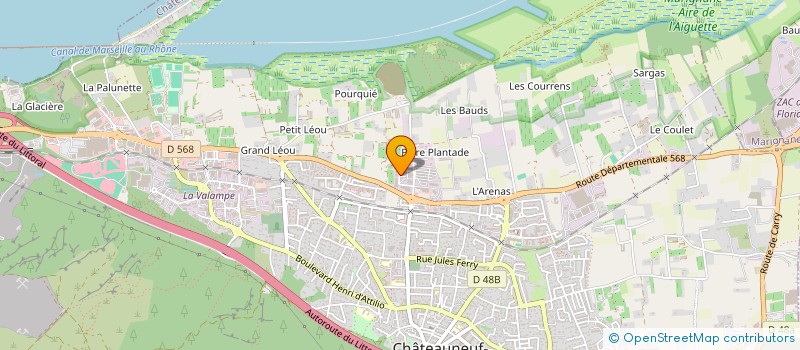 localisation de l'entreprise EASY SERVICE AUTO  CHATEAUNEUF-LES-MARTIGUES