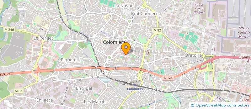 localisation de l'entreprise EASY SPACE à COLOMIERS
