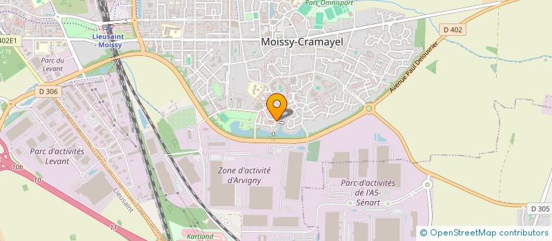 localisation de l'entreprise EASY STORAGE à MOISSY-CRAMAYEL