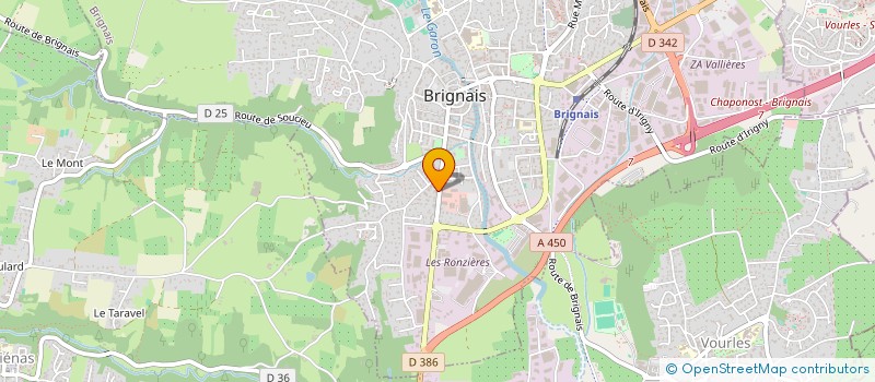 localisation de l'entreprise EASY STYLE à BRIGNAIS