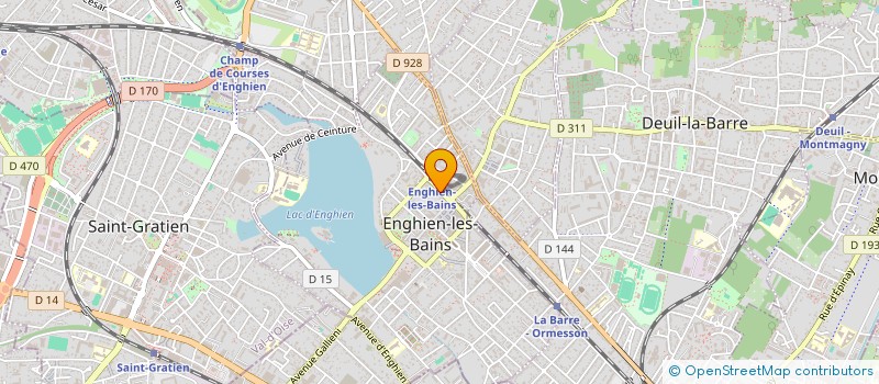localisation de l'entreprise EASY-TECH.COM à ENGHIEN-LES-BAINS