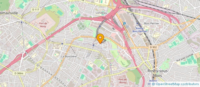 localisation de l'entreprise EASY TECH SARL à ROSNY-SOUS-BOIS