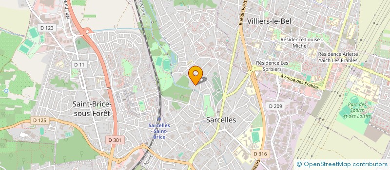 localisation de l'entreprise EASY TPE  SARCELLES