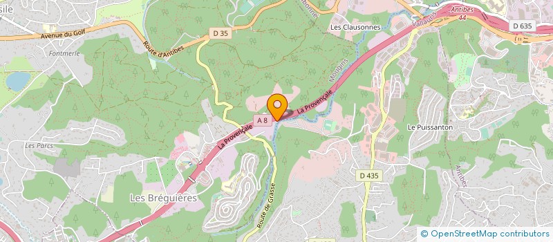 localisation de l'entreprise EASY TRANSFER RIVIERA  MOUGINS