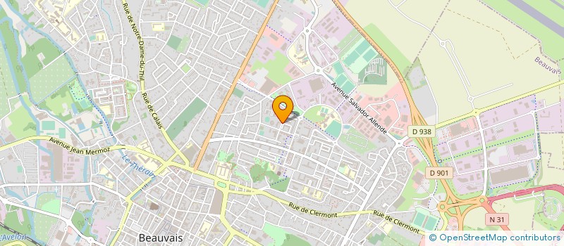 localisation de l'entreprise EASY TRANSPORT 60  BEAUVAIS