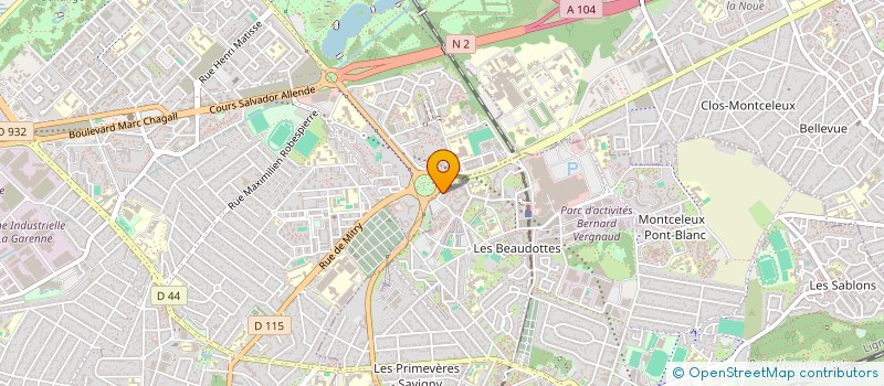 localisation de l'entreprise EASY TRANSPORT à SEVRAN