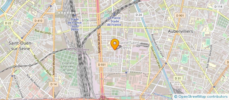 localisation de l'entreprise EASY TRANSPORT  SAINT-DENIS