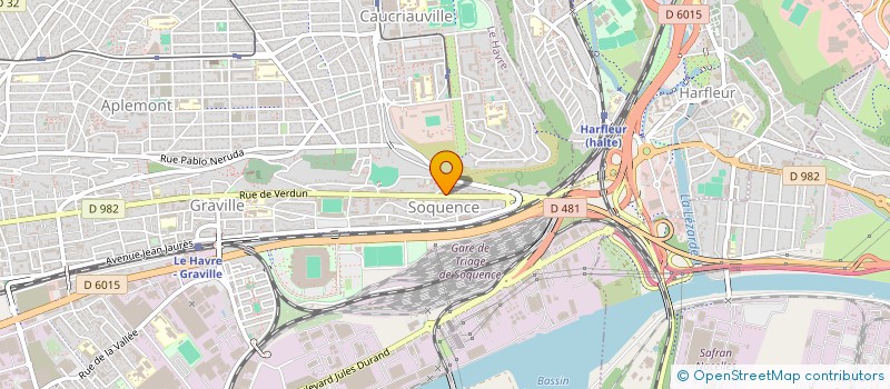 localisation de l'entreprise EASY TRAVEL  LE HAVRE