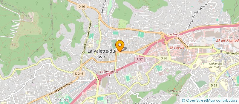 localisation de l'entreprise EASY TROPEZ à LA VALETTE-DU-VAR