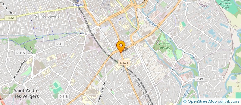 localisation de l'entreprise EASY VAPEUR à TROYES