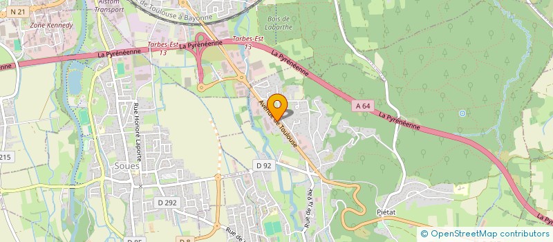 localisation de l'entreprise EASY VERANDA  BARBAZAN-DEBAT