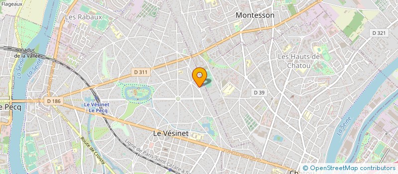 localisation de l'entreprise EASY-VISIO  LE VESINET