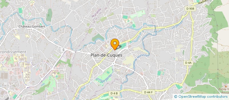 localisation de l'entreprise EASY VOYAGE  PLAN-DE-CUQUES