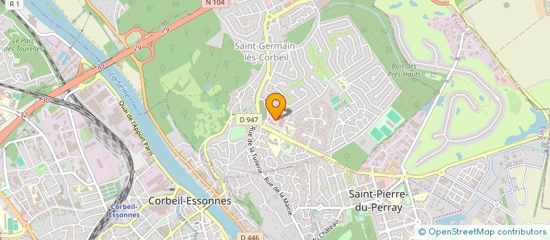 localisation de l'entreprise EASY WASH ECO à SAINT-GERMAIN-LES-CORBEIL