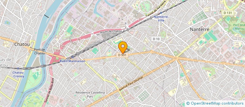 localisation de l'entreprise EASY WAY à NANTERRE