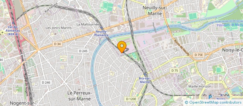 localisation de l'entreprise EASY WAY TRANSPORT à NOISY-LE-GRAND