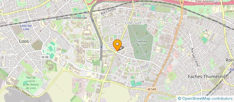 localisation de l'entreprise EASYCAR4YOU à LILLE