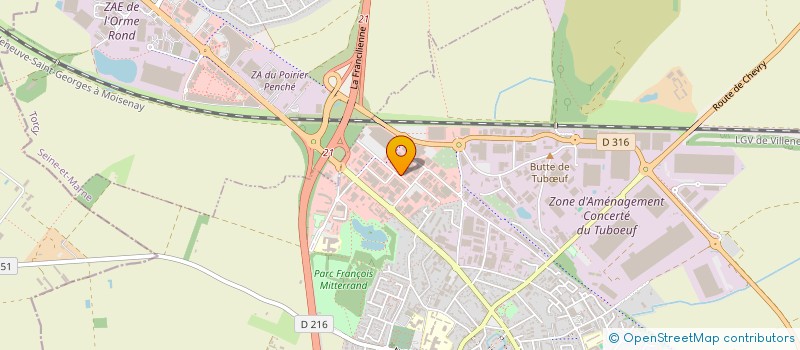 localisation de l'entreprise EASYCARE à BRIE-COMTE-ROBERT