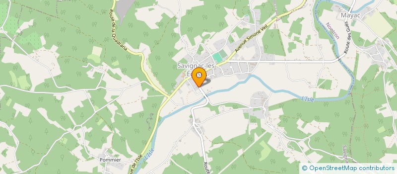 localisation de l'entreprise EASYCARE  SAVIGNAC-LES-EGLISES