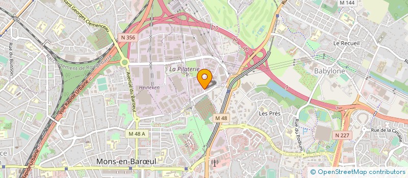 localisation de l'entreprise EASYCARS à VILLENEUVE-D'ASCQ