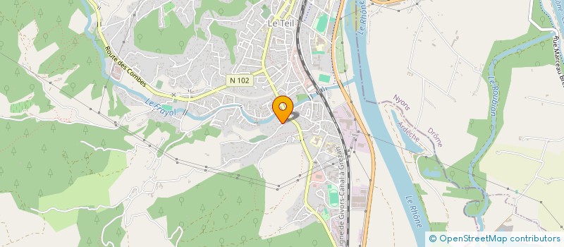 localisation de l'entreprise EASYCHR à MONTELIMAR