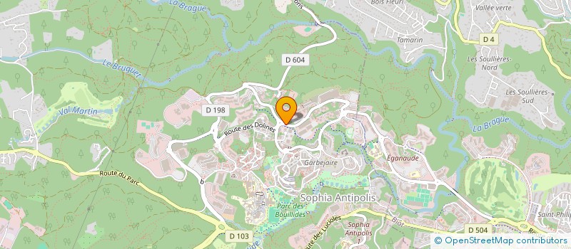 localisation de l'entreprise EASYCLASSIC COM à VALBONNE