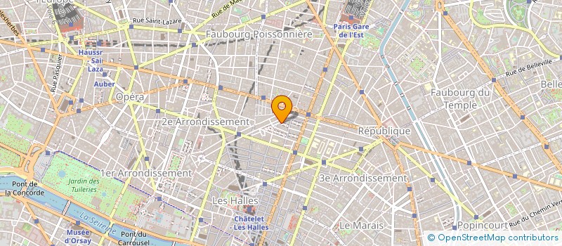 localisation de l'entreprise EASYCOM à PARIS
