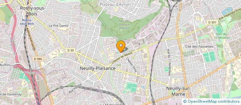 localisation de l'entreprise EASYCOM à NEUILLY-PLAISANCE