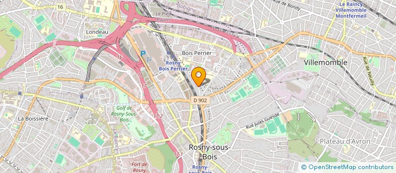 localisation de l'entreprise EASYCONSEILS & FACILITIES à ROSNY-SOUS-BOIS