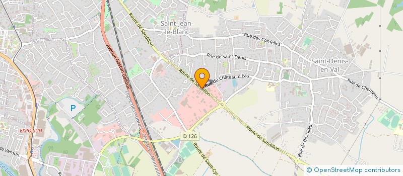 localisation de l'entreprise EASYCOURTAGE à SAINT-JEAN-LE-BLANC