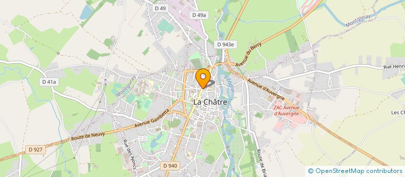 localisation de l'entreprise EASYCRENEAU à LA CHATRE
