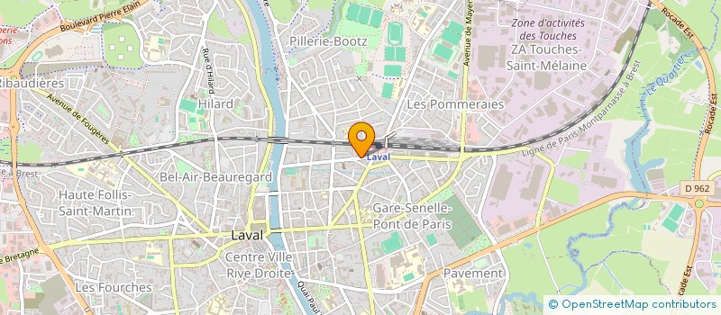 localisation de l'entreprise EASYCROWD à LAVAL