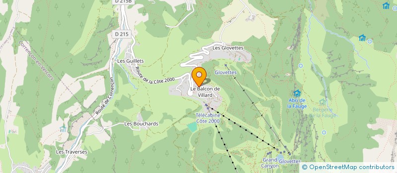 localisation de l'entreprise EASYCUT  VILLARD-DE-LANS