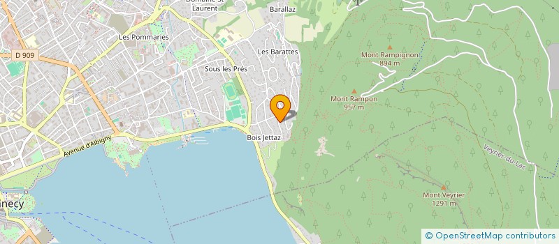 localisation de l'entreprise EASYDEASY à ANNECY