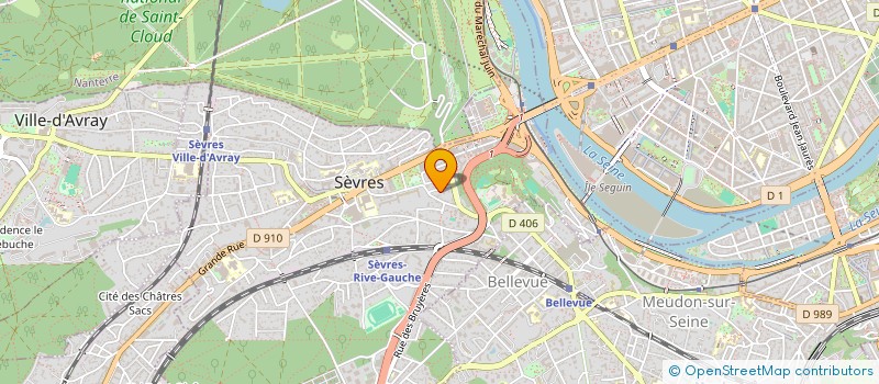 localisation de l'entreprise EASYDESIGN CONSEIL à SEVRES