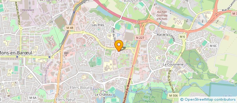 localisation de l'entreprise EASYDESK à VILLENEUVE-D'ASCQ