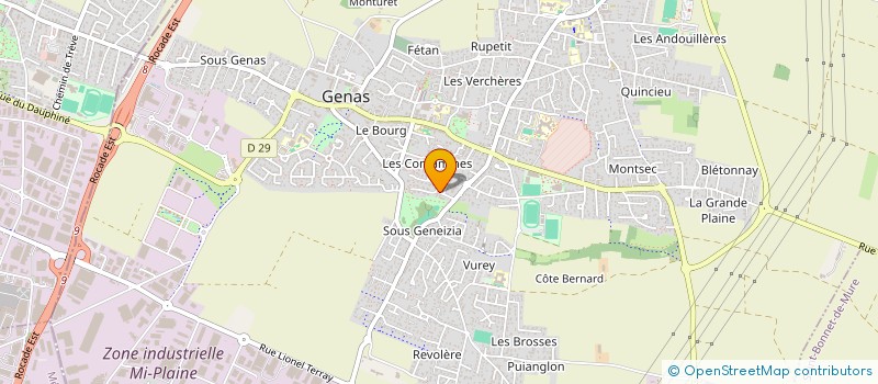 localisation de l'entreprise EASYDHOME CONSULTING  GENAS