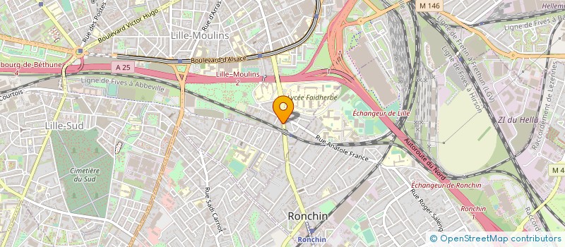 localisation de l'entreprise EASYDOME à LILLE