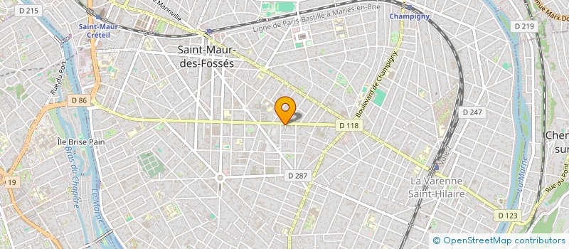 localisation de l'entreprise EASYDOOR  SAINT-MAUR-DES-FOSSES