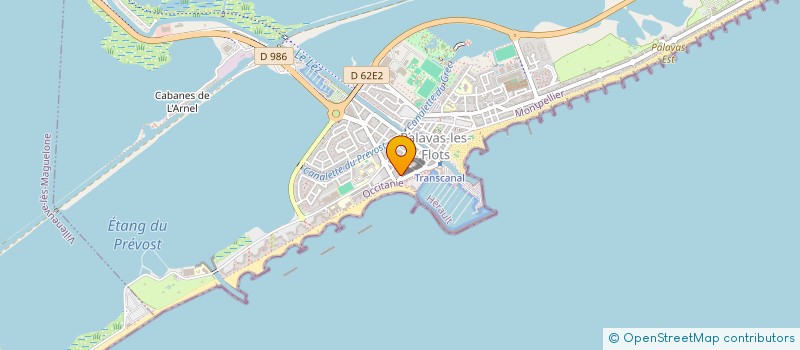 localisation de l'entreprise EASYERGOCONCEPT à PALAVAS-LES-FLOTS