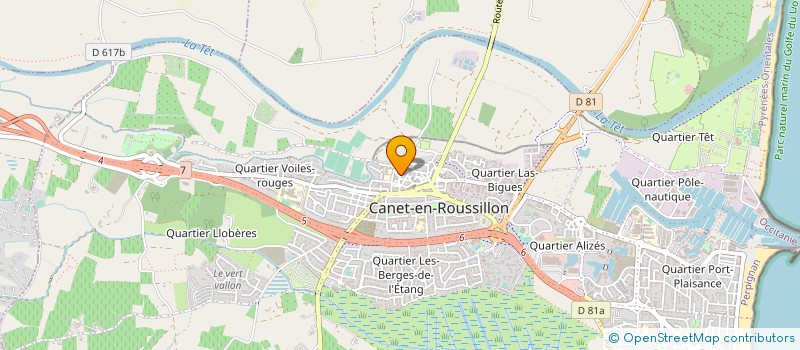 localisation de l'entreprise EASYFAST COMMUNICATION  CANET-EN-ROUSSILLON