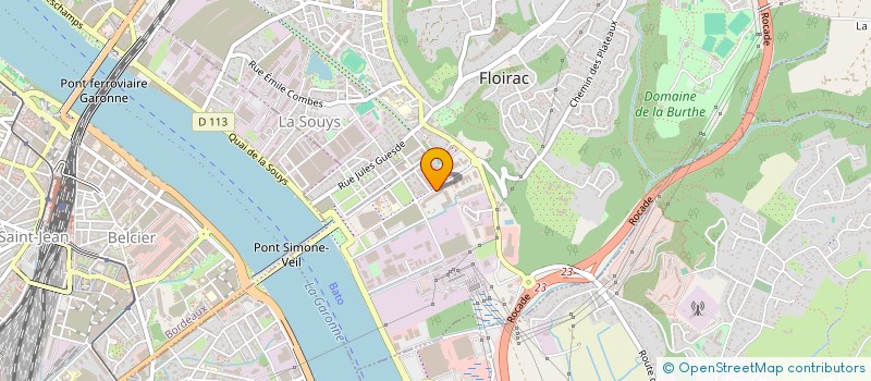 localisation de l'entreprise EASYFLEX à FLOIRAC