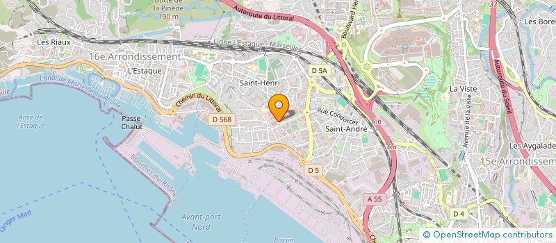 localisation de l'entreprise EASYFLEX INDUSTRIES à MARSEILLE 16EME