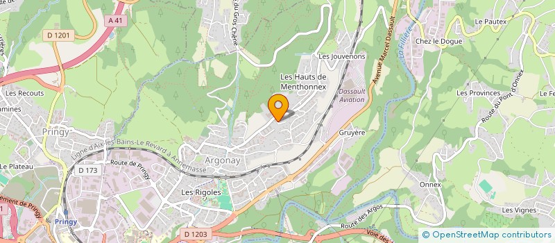 localisation de l'entreprise EASYFLIRT  EPAGNY METZ-TESSY