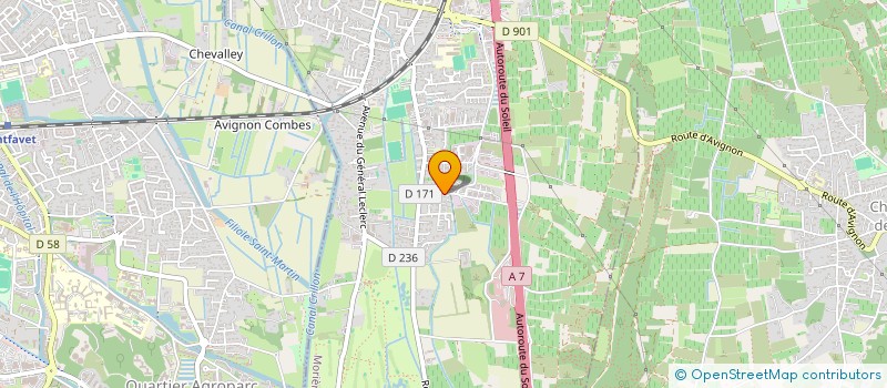 localisation de l'entreprise EASYFRET  MORIERES-LES-AVIGNON